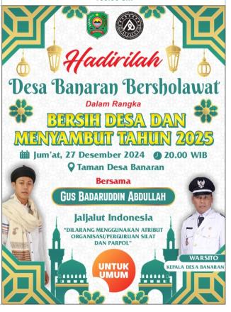 Desa Banaran Bersholawat