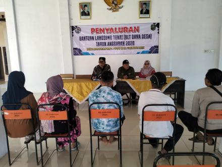 Penyaluran BLT DD Periode Bulan April